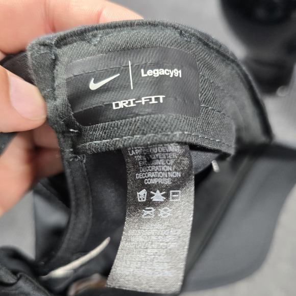 Presidents Cup Hat Cap Strap Back‎ Black Nike Legacy 91 Golf Tournament Dri Fit - Picture 10 of 11